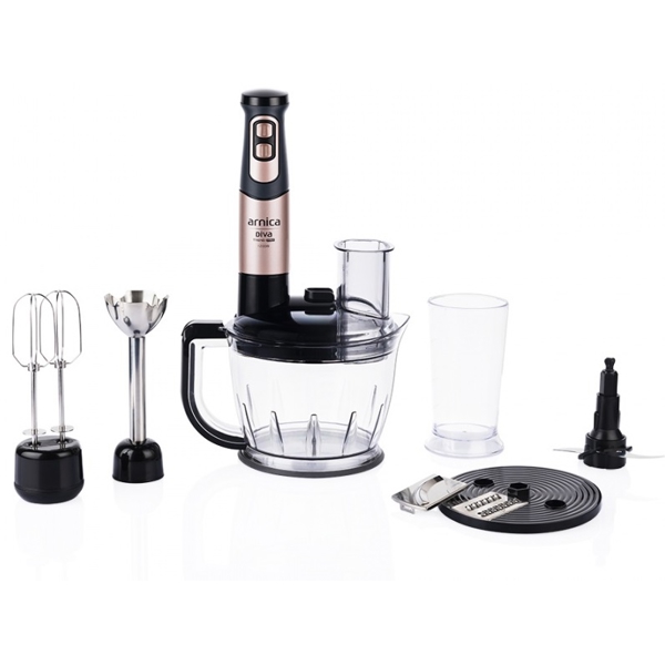  Arnica GH21802 Diva Trend Pro 1200 W Blender Set Rose