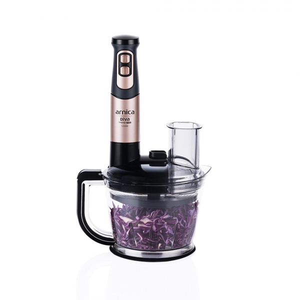  Arnica GH21802 Diva Trend Pro 1200 W Blender Set Rose