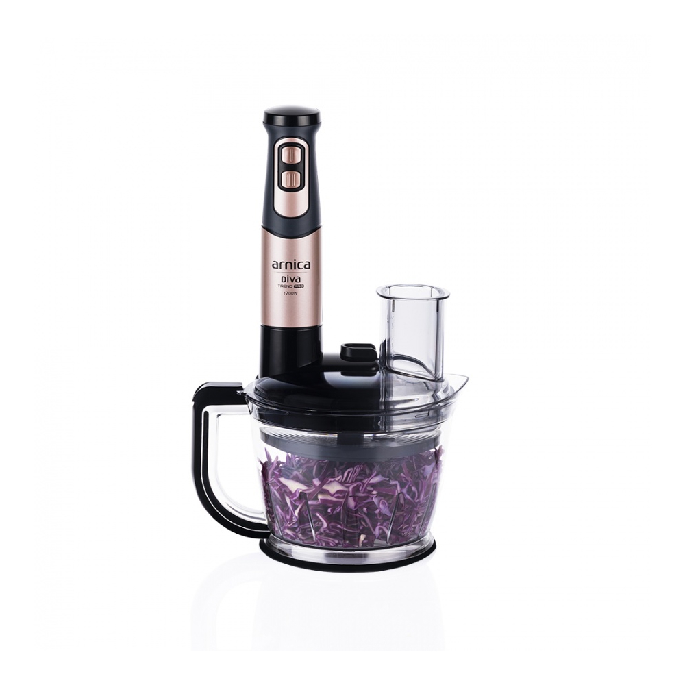  Arnica GH21802 Diva Trend Pro 1200 W Blender Set Rose