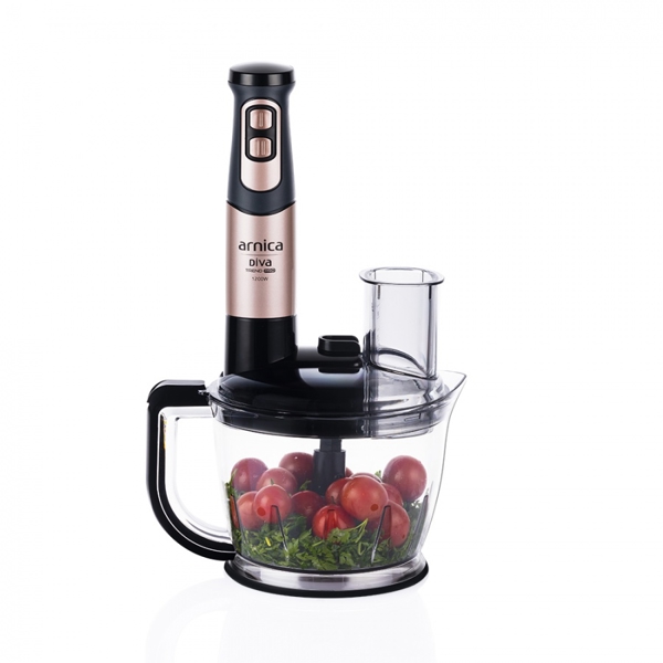  Arnica GH21802 Diva Trend Pro 1200 W Blender Set Rose