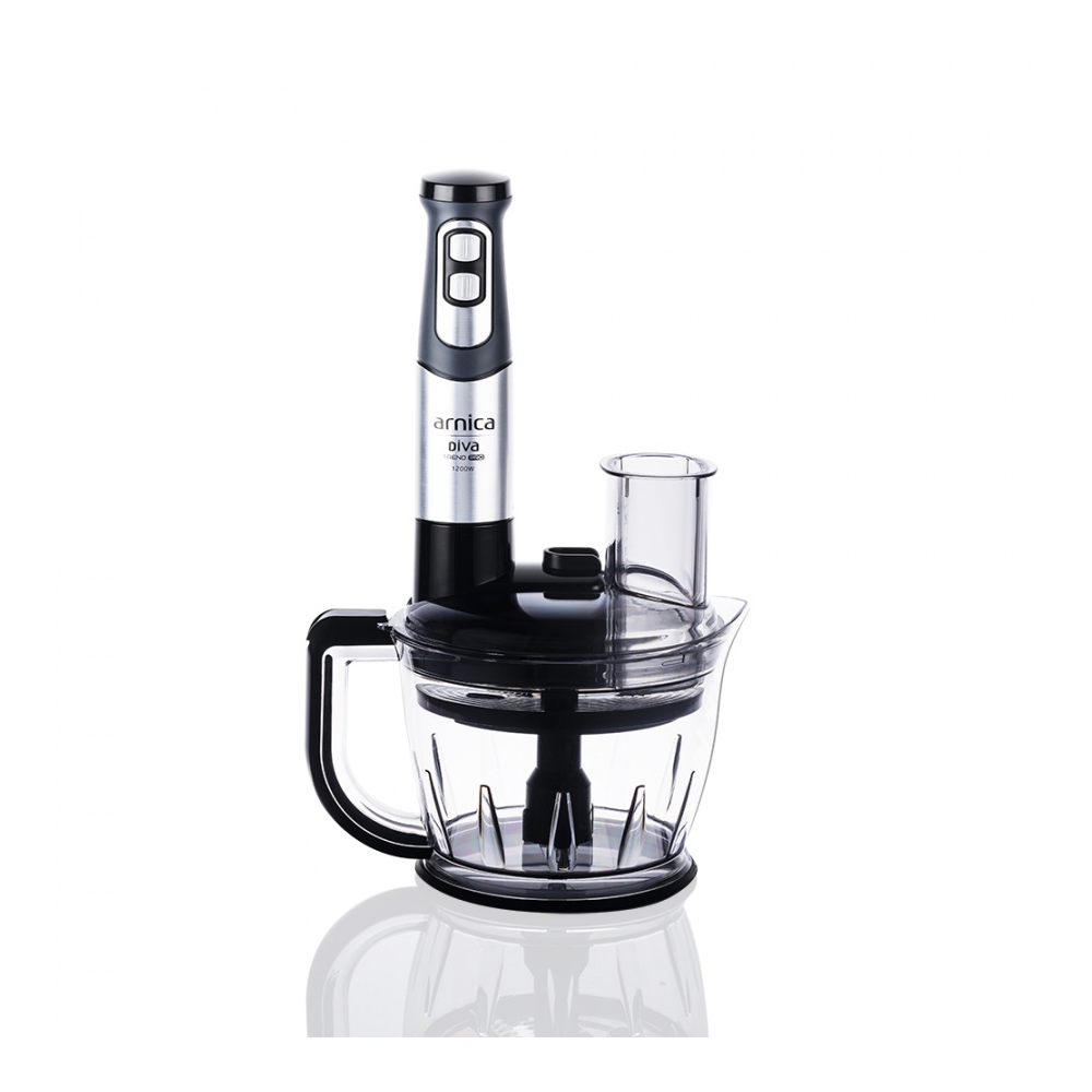 ხელის ბლენდერი Arnica GH21801 Diva Trend Pro, 1200W, 1.75L, Hand Blender, Silver
