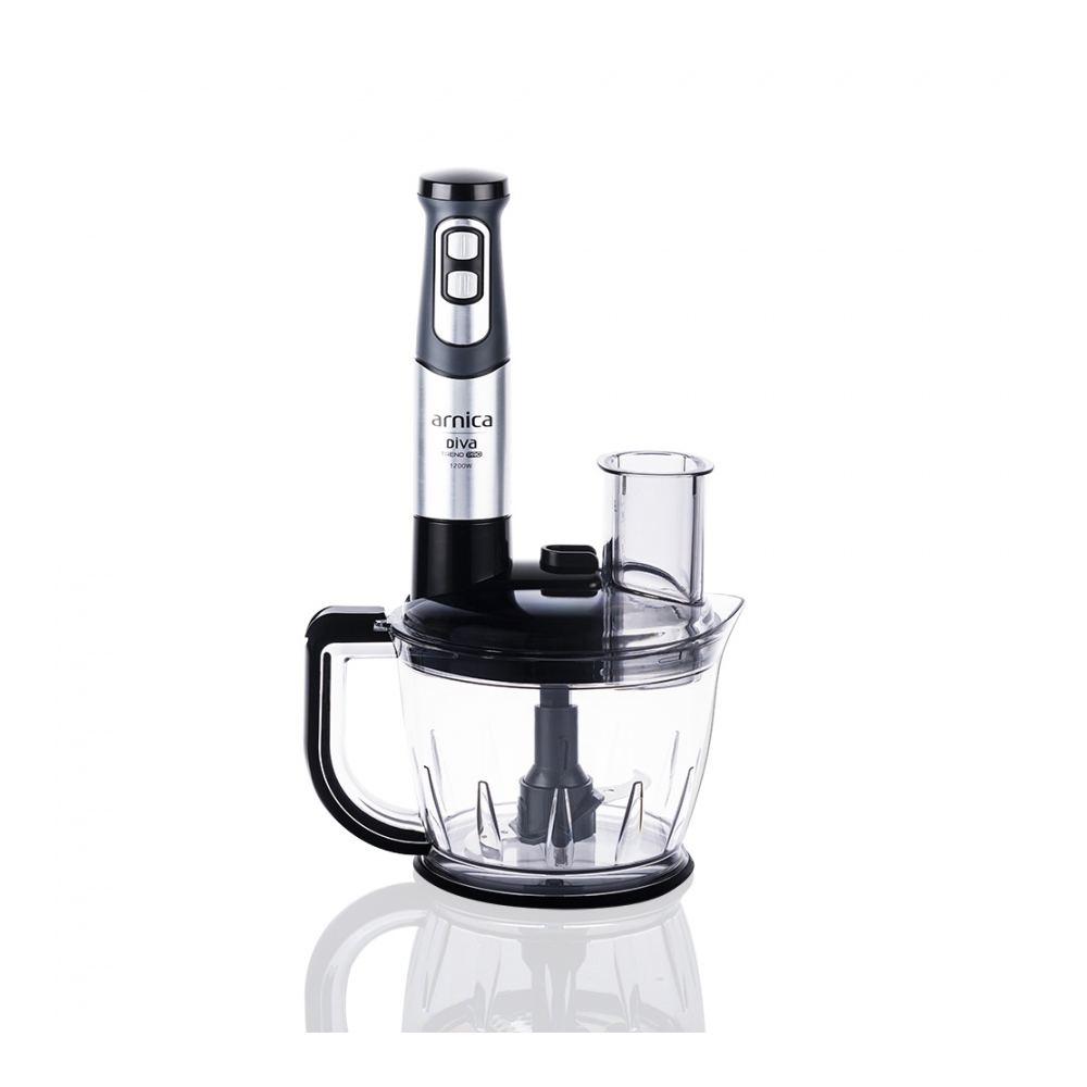 ხელის ბლენდერი Arnica GH21801 Diva Trend Pro, 1200W, 1.75L, Hand Blender, Silver