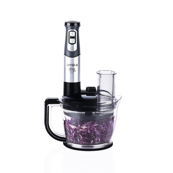 Arnica GH21801 Diva Trend Pro 1200 W Blender Set Silver