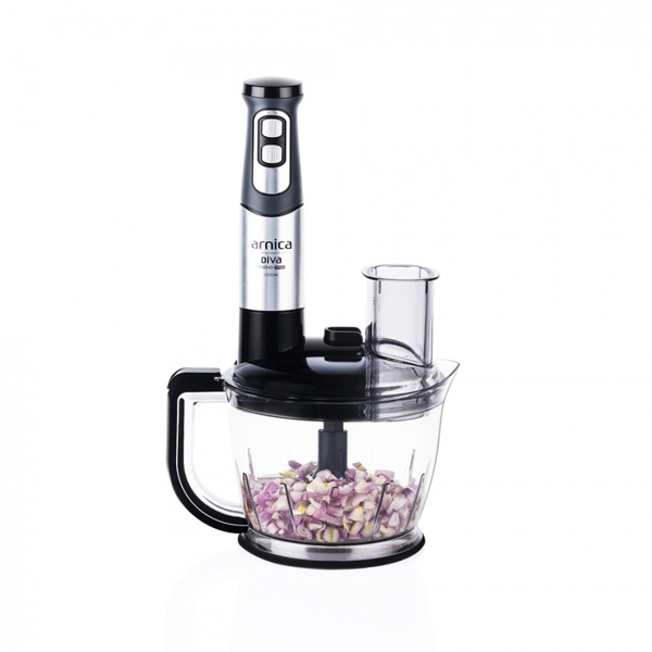 Arnica GH21801 Diva Trend Pro 1200 W Blender Set Silver