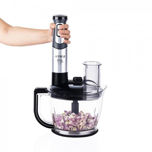 ხელის ბლენდერი Arnica GH21801 Diva Trend Pro 1200 W Blender Set Silver