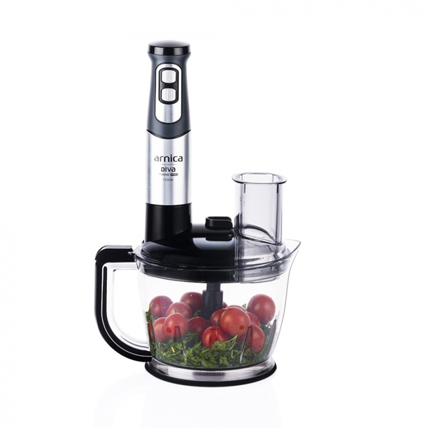 Arnica GH21801 Diva Trend Pro 1200 W Blender Set Silver