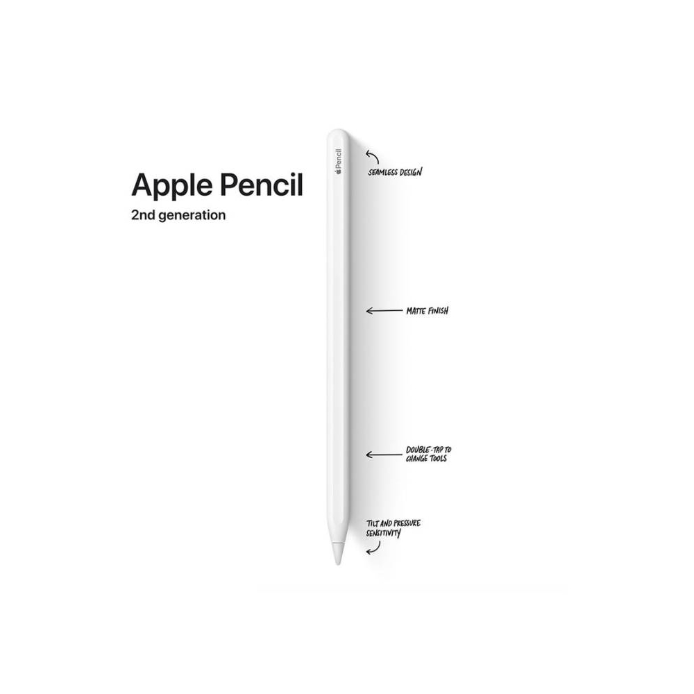 სტილუსი Apple MU8F2ZM/A Pencil Model A2051 (2ND GENERATION) White