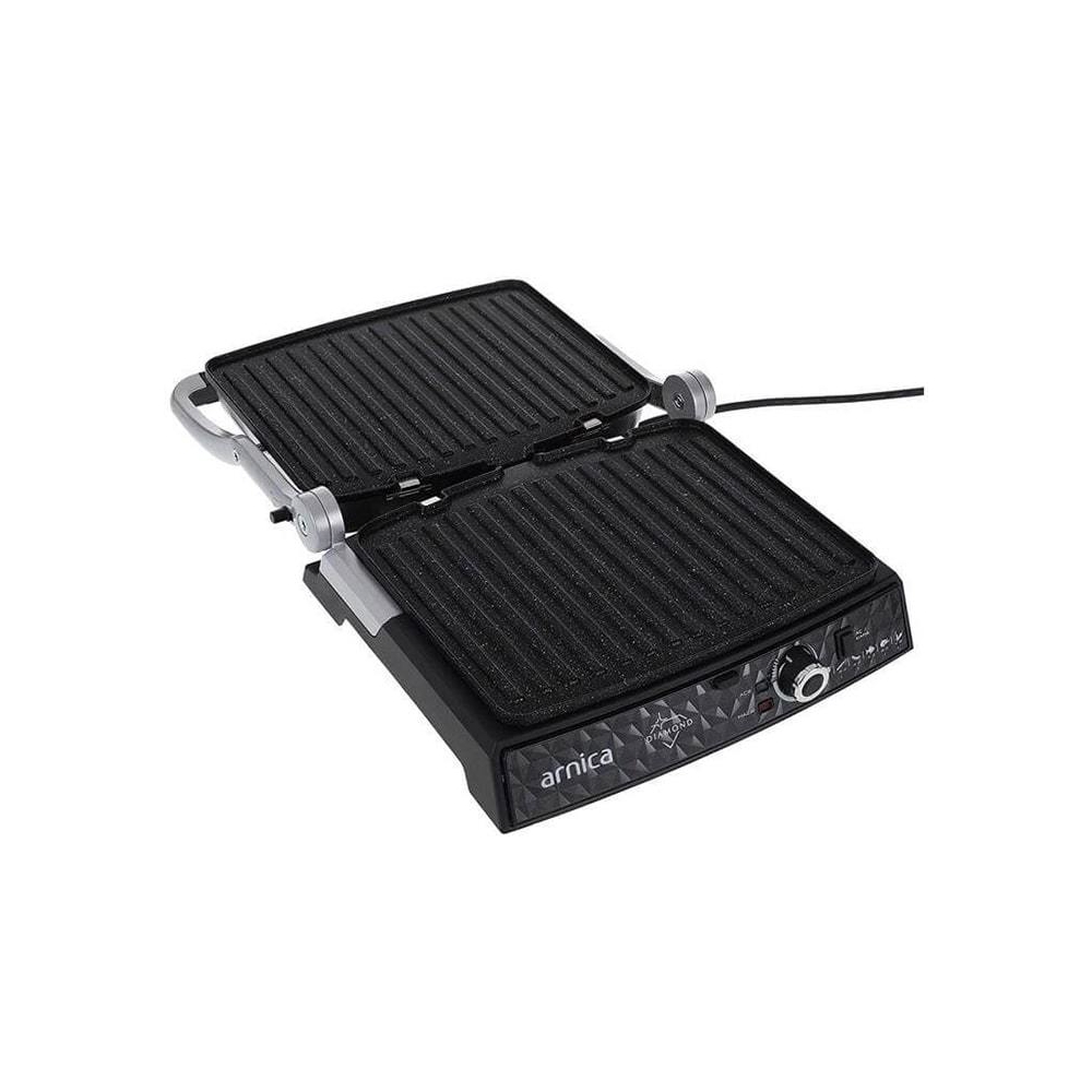 სენდვიჩის აპარატი Arnica GH26252, 2000W, Sandwich Maker, Silver