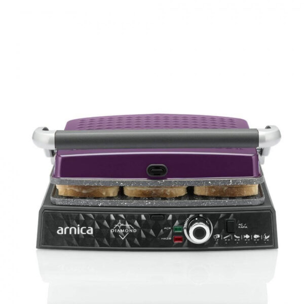 სენდვიჩის აპარატი Arnica GH26253 2000W Purple