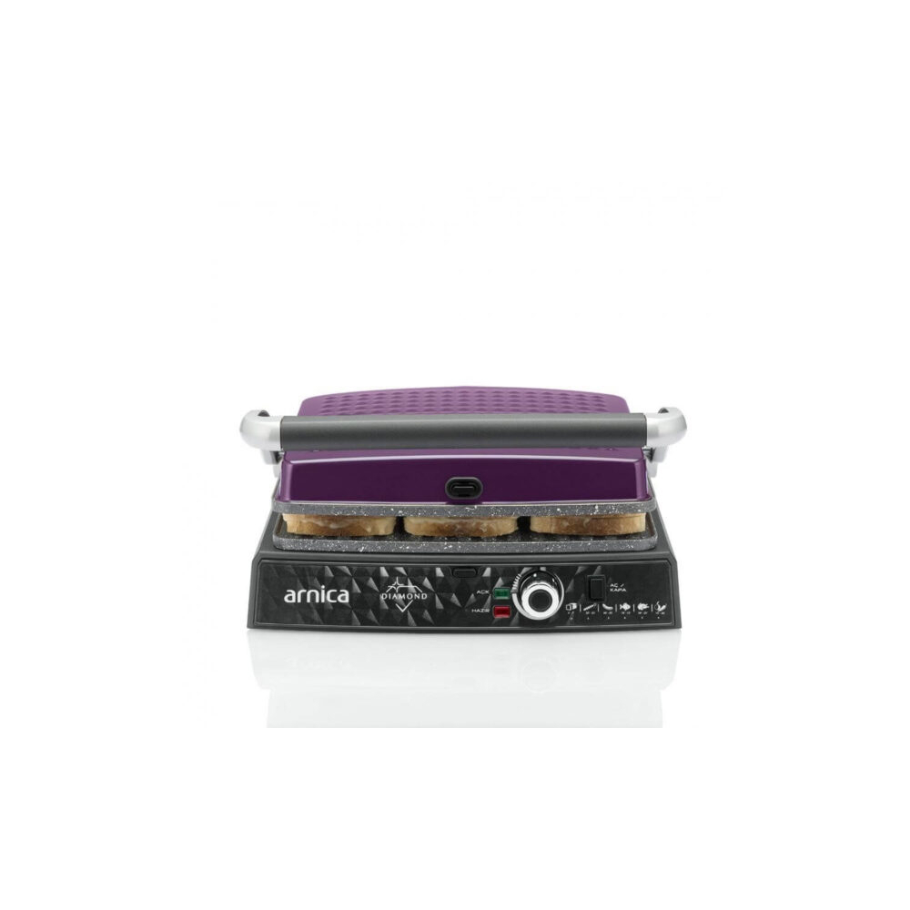 სენდვიჩის აპარატი Arnica GH26253 2000W Purple