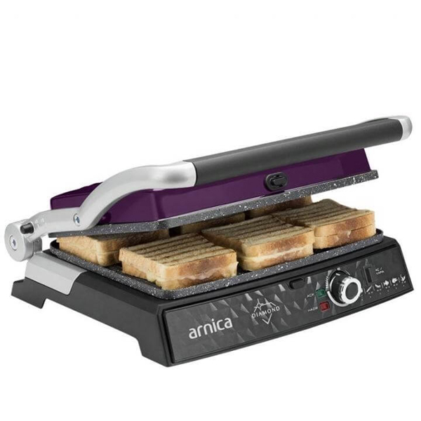 სენდვიჩის აპარატი Arnica GH26253 2000W Purple