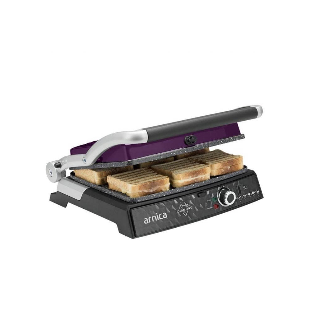 სენდვიჩის აპარატი Arnica GH26253 2000W Purple