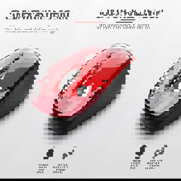 მაუსი Trust 24440 Yvi Wireless Mouse Red