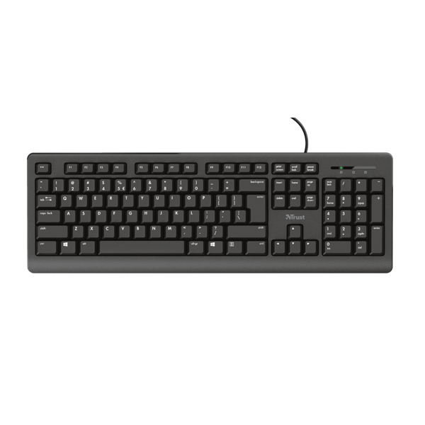 კლავიატურა Trust 24147 Primo Keyboard Wired USB-A  Black