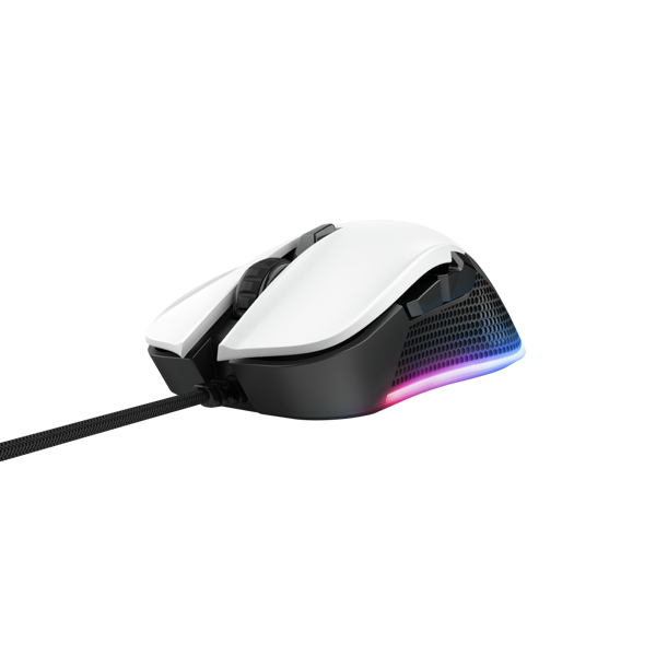 მაუსი Trust 24485 Gaming Mouse GXT 922W YBAR White