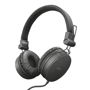 ყურსასმენი Trust 23552 Tones On-Ear Headphones Black