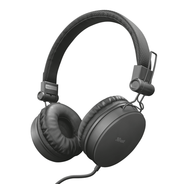 ყურსასმენი Trust 23552 Tones On-Ear Headphones Black