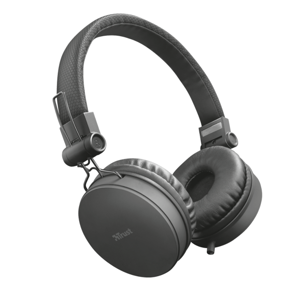 ყურსასმენი Trust 23552 Tones On-Ear Headphones Black