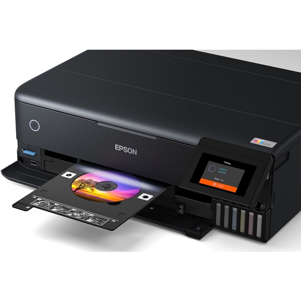 პრინტერი Epson L8180 Multifunction A3+ Ecotank Photo Printer LAN, USB, Wi-Fi Black