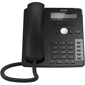 IP ტელეფონი Snom 00004039 D715 Global Desk Telephone WLAN, 4 Lines, Black