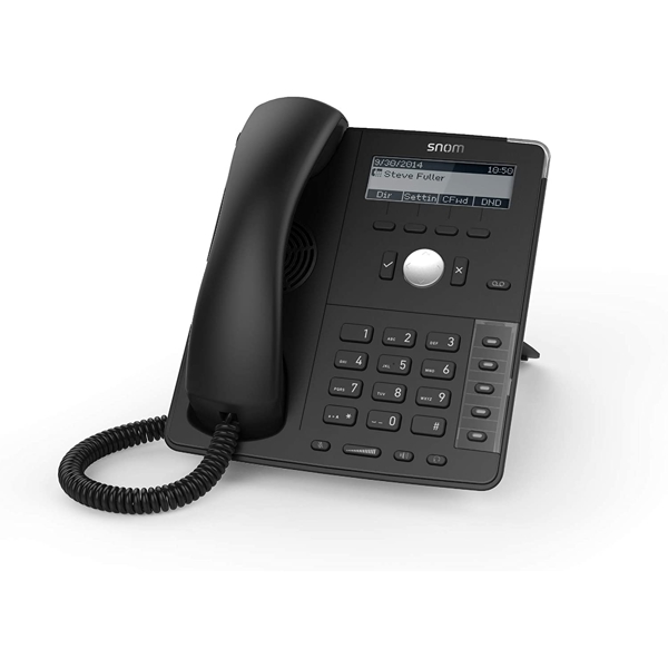 IP ტელეფონი Snom 00004039 D715 Global Desk Telephone WLAN, 4 Lines, Black