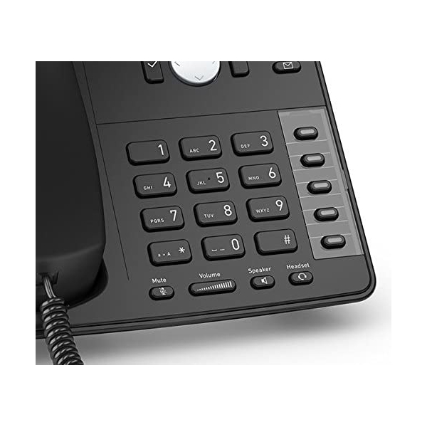 IP ტელეფონი Snom 00004039 D715 Global Desk Telephone WLAN, 4 Lines, Black