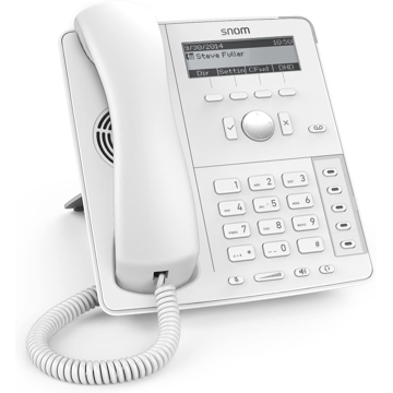 IP ტელეფონი Snom 00004381 SIP Desktop Phone WLAN, 4 Lines, White