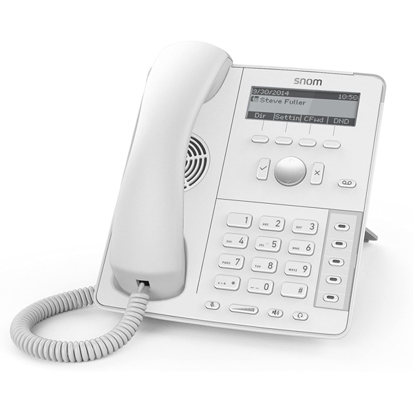 IP ტელეფონი Snom 00004381 SIP Desktop Phone WLAN, 4 Lines, White