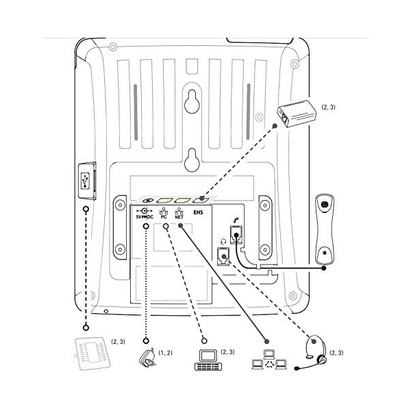 IP ტელეფონი Snom 00004398 SIP Desk Telephone WLAN, PoE IEEE, RJ45, White