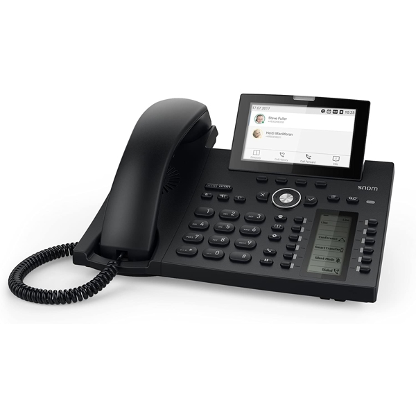 IP ტელეფონი Snom D385 Deskphone 12 SIP Identities, Bluetooth, USB, Black