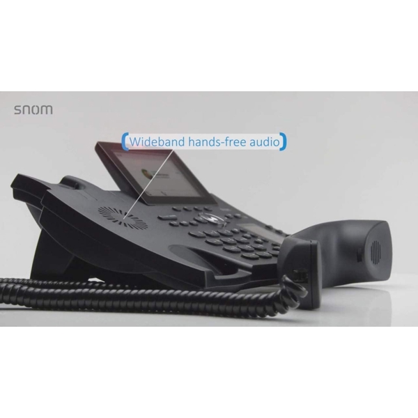 IP ტელეფონი Snom D385 Deskphone 12 SIP Identities, Bluetooth, USB, Black