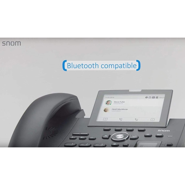 IP ტელეფონი Snom D385 Deskphone 12 SIP Identities, Bluetooth, USB, Black