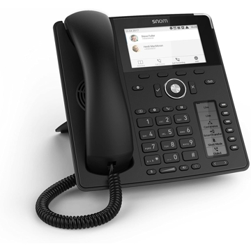 IP ტელეფონი Snom D785 Desk Telephone 12 SIP identities, LED, RJ45, PoE IEEE, Black