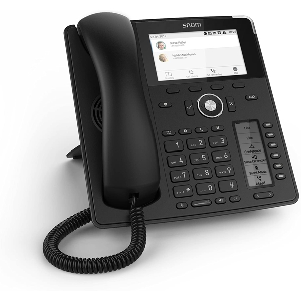 IP ტელეფონი Snom D785 Desk Telephone 12 SIP identities, LED, RJ45, PoE IEEE, Black