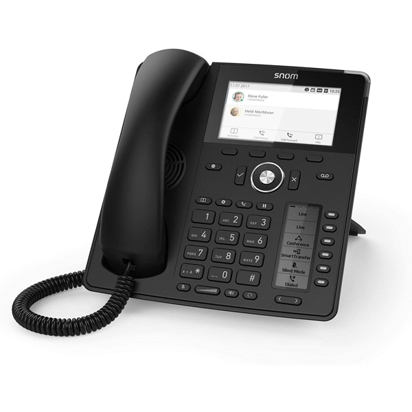 IP ტელეფონი Snom D785 Desk Telephone 12 SIP identities, LED, RJ45, PoE IEEE, Black