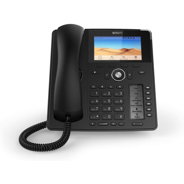 IP ტელეფონი Snom D785 Desk Telephone 12 SIP identities, LED, RJ45, PoE IEEE, Black