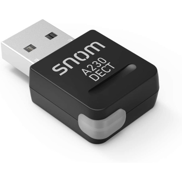 Snom A230 DECT USB stick Conference Bundle USB2.0, CE, IEC 60950, Black