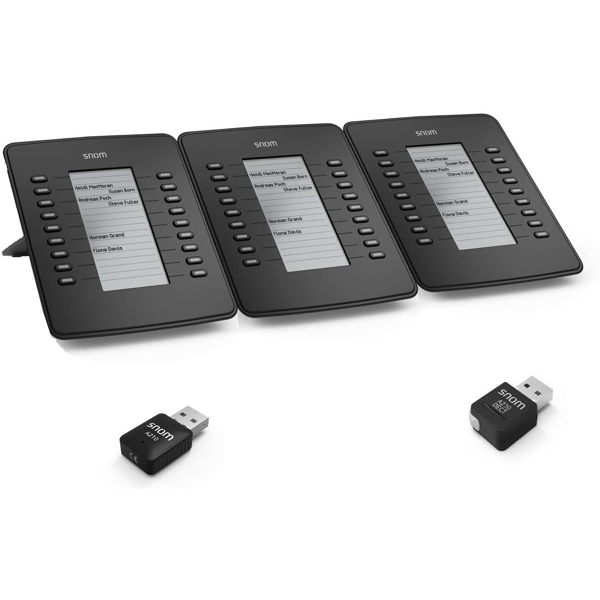 Snom A230 DECT USB stick Conference Bundle USB2.0, CE, IEC 60950, Black