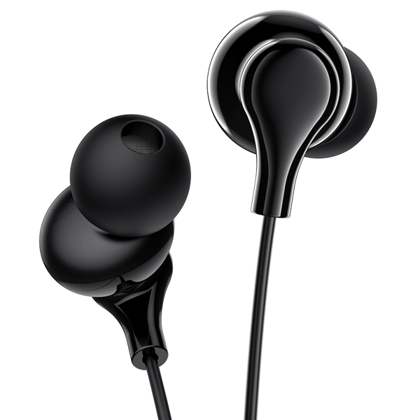 ყურსასმენი Borofone 6931474743008 BM59 Collar universal earphone with mic Black