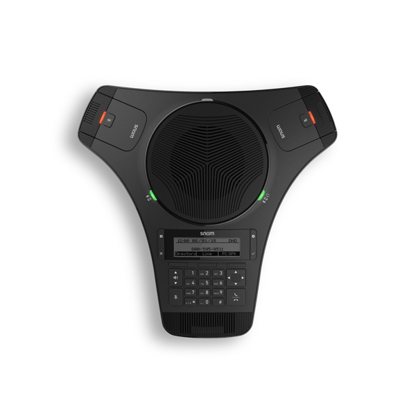 საკონფერენციო ტელეფონი Snom C520 WiMi, 2 Detachable Wireless DECT-Microphones, LED, RJ-45, Black