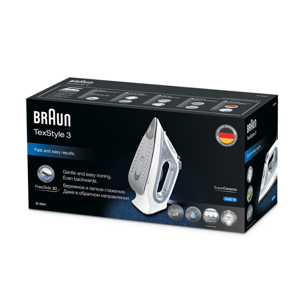 Braun SI3054GY 2000W, 2,7L, Silver