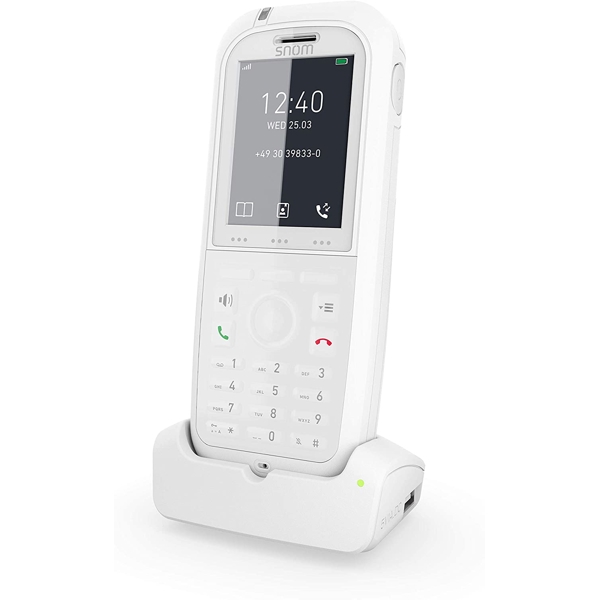 IP ტელეფონი Snom M90 Antibacterial DECT Handset TFT, 1100mAh, IP65, Bluetooth, White