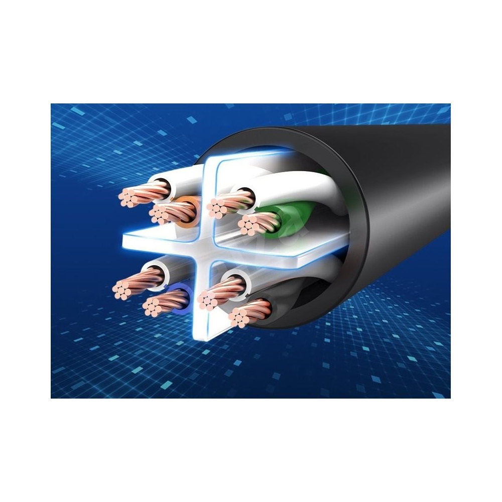 კაბელი VENTION IBEBL Cat.6 UTP Patch Cable 10M Black