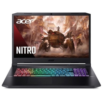 ნოუთბუქი Acer Nitro 17.3" FHD IPS, SlimBezel LCD, Ryzen 5 5600H, 16GB, 512GB SSD, RTX3060 6GB Black