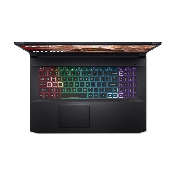 ნოუთბუქი Acer Nitro 17.3" FHD IPS, SlimBezel LCD, Ryzen 5 5600H, 16GB, 512GB SSD, RTX3060 6GB Black