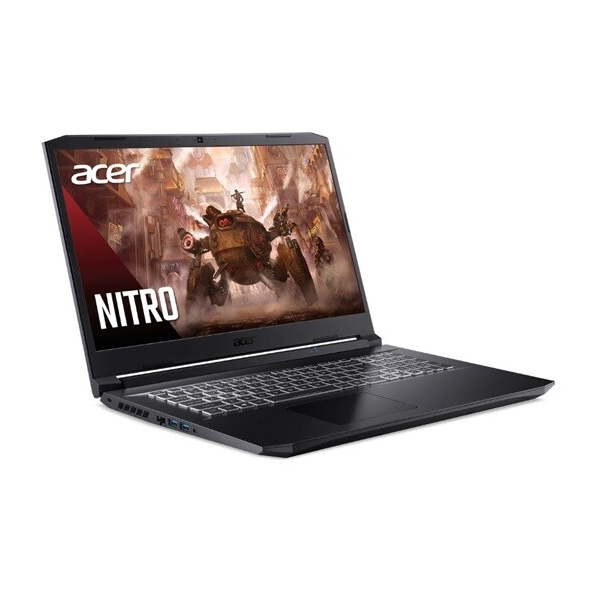 ნოუთბუქი Acer Nitro 17.3" FHD IPS, SlimBezel LCD, Ryzen 5 5600H, 16GB, 512GB SSD, RTX3060 6GB Black