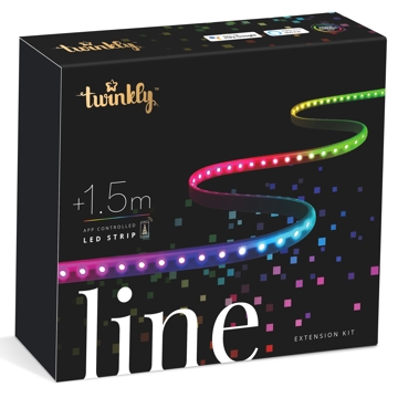 Smart LED განათება Twinkly TWL100ADP-B Smart LED Line RGB 1,5m, Gen II, IP20 