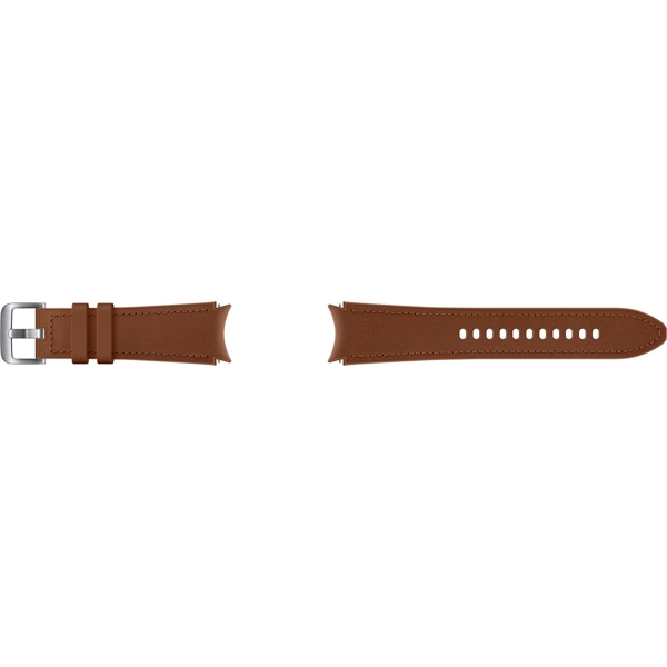 საათის სამაჯური Samsung Hybrid Leather Band For Galaxy Watch4/Watch3, 20mm, Brown