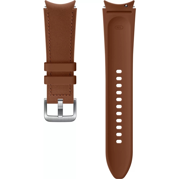 საათის სამაჯური Samsung Hybrid Leather Band For Galaxy Watch4/Watch3, 20mm, Brown