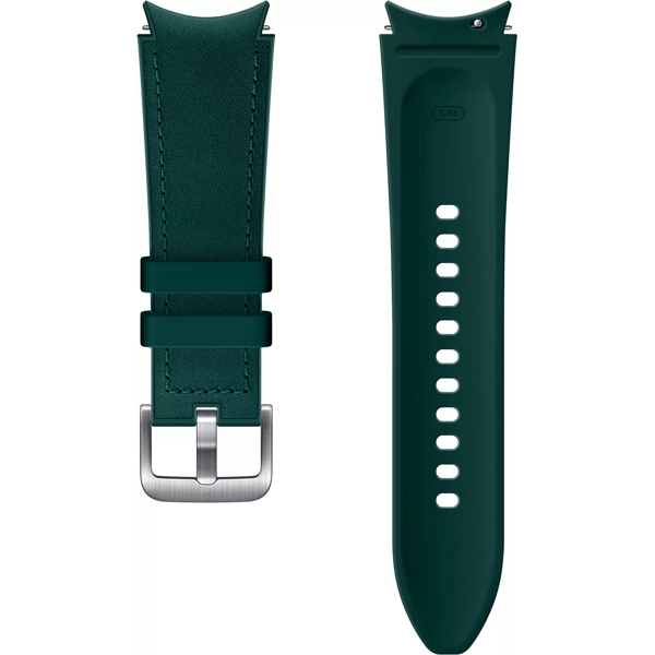 საათის სამაჯური Samsung Hybrid Leather Band For Galaxy Watch4/Watch3, 20mm, Green